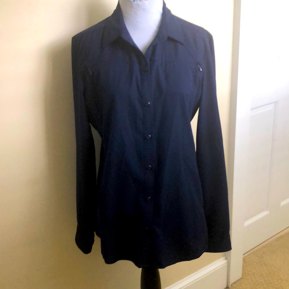 REI performance spf button down shirt